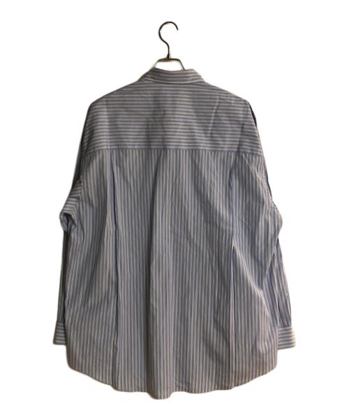 Graphpaper（グラフペーパー）Graphpaper (グラフペーパー) CANCLINI L/S Oversized Regular Collar Shirt スカイブルー サイズ:1の古着・服飾アイテム