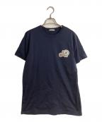 MONCLERモンクレール）の古着「ワッペンロゴTシャツ」｜ネイビー