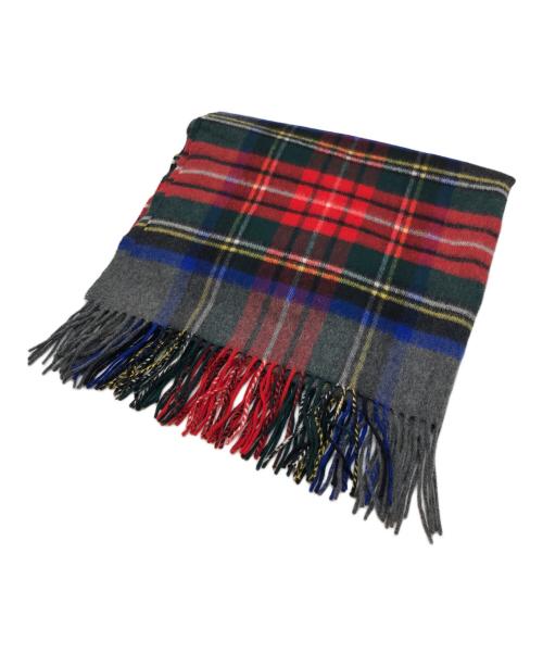 JOHNSTONS OF ELGIN（ジョンストンズオブエルガン）JOHNSTONS OF ELGIN (ジョンストンズオブエルガン) カシミヤ大判ストール レッドの古着・服飾アイテム