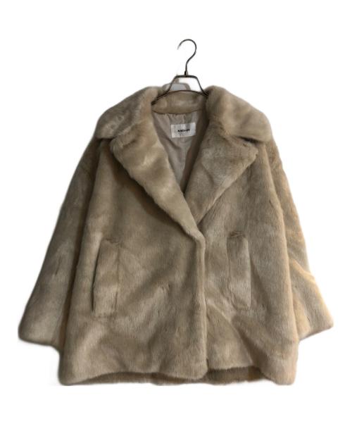 machatt（マチャット）machatt (マチャット) ファージャケット ベージュ サイズ:FREE 未使用品の古着・服飾アイテム