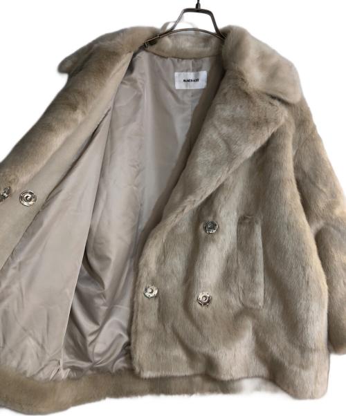 machatt（マチャット）machatt (マチャット) ファージャケット ベージュ サイズ:FREE 未使用品の古着・服飾アイテム