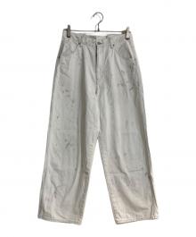 DENIM DELIGHT DAYS（デニム デライト デイズ）の古着「デニムペインターパンツ」｜ホワイト