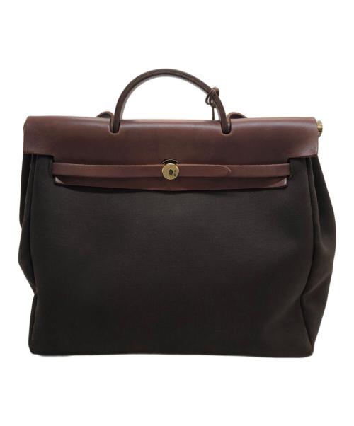 HERMES（エルメス）HERMES (エルメス) エールバッグMM ブラウンの古着・服飾アイテム