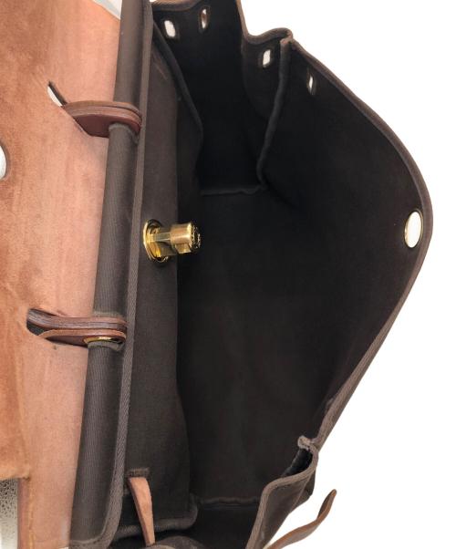 HERMES（エルメス）HERMES (エルメス) エールバッグMM ブラウンの古着・服飾アイテム