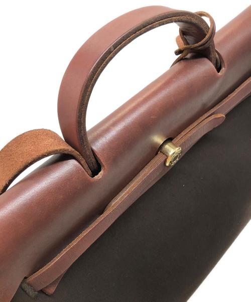 HERMES（エルメス）HERMES (エルメス) エールバッグMM ブラウンの古着・服飾アイテム
