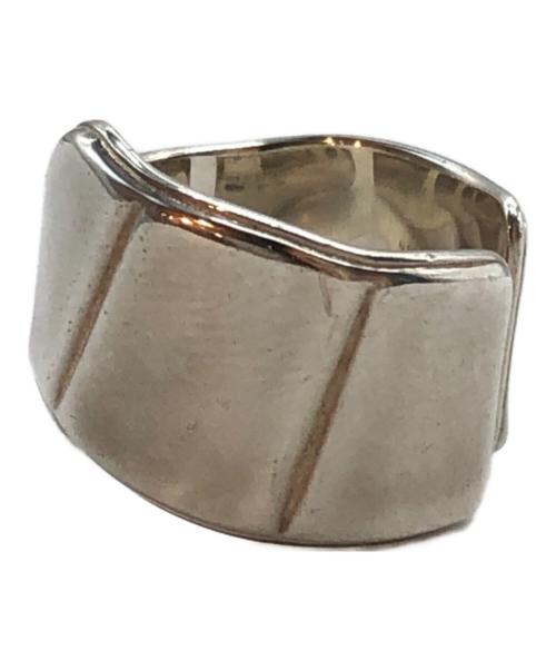 HERMES（エルメス）HERMES (エルメス) メモワールクロコダイル リング シルバー サイズ:14号の古着・服飾アイテム