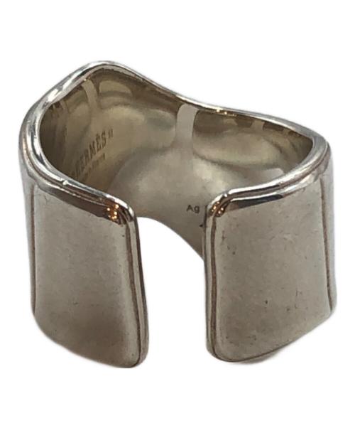 HERMES（エルメス）HERMES (エルメス) メモワールクロコダイル リング シルバー サイズ:14号の古着・服飾アイテム