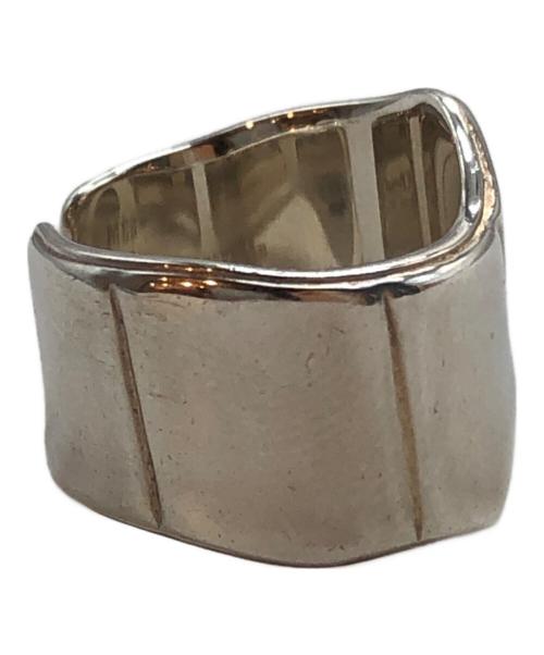 HERMES（エルメス）HERMES (エルメス) メモワールクロコダイル リング シルバー サイズ:14号の古着・服飾アイテム