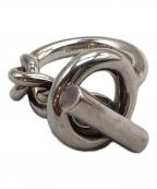 HERMESエルメス）の古着「Echappe Croisette ring」｜シルバー