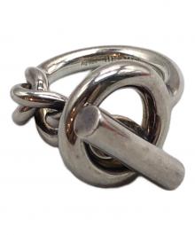HERMES（エルメス）の古着「Echappe Croisette ring」｜シルバー