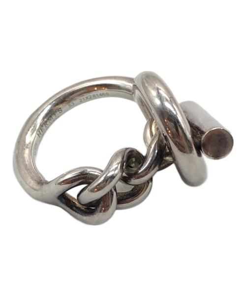 HERMES（エルメス）HERMES (エルメス) Echappe Croisette ring シルバー サイズ:10号の古着・服飾アイテム