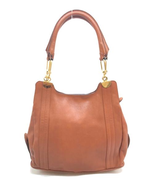 Chloe（クロエ）Chloe (クロエ) イレーヌハンドバッグ ブラウンの古着・服飾アイテム