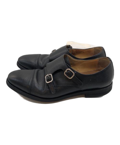 berwick（バーウィック）berwick (バーウィック) ダブルモンクストラップシューズ ブラック サイズ:27の古着・服飾アイテム