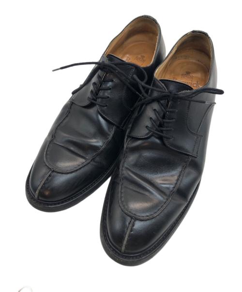 berwick（バーウィック）berwick (バーウィック) Uチップシューズ ブラック サイズ:27の古着・服飾アイテム