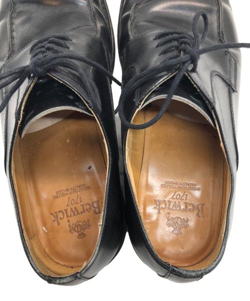 berwick（バーウィック）berwick (バーウィック) Uチップシューズ ブラック サイズ:27の古着・服飾アイテム