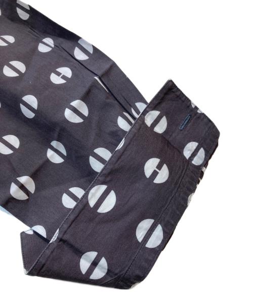 HERMES（エルメス）HERMES (エルメス) セリエボタンドットパターンシャツ ネイビー サイズ:Ｌの古着・服飾アイテム