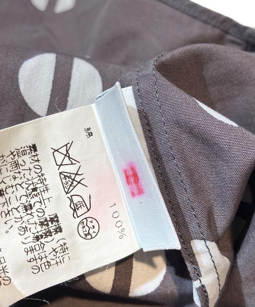 HERMES（エルメス）HERMES (エルメス) セリエボタンドットパターンシャツ ネイビー サイズ:Ｌの古着・服飾アイテム