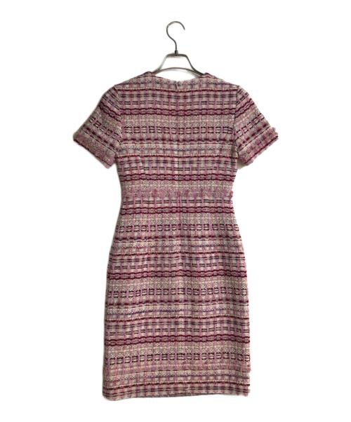 EmiriaWiz（エミリアウィズ）EmiriaWiz (エミリアウィズ) バイカラーマリアケントツイードワンピース ピンク サイズ:S 未使用品の古着・服飾アイテム