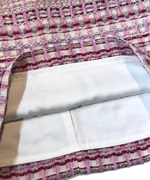 EmiriaWiz（エミリアウィズ）EmiriaWiz (エミリアウィズ) バイカラーマリアケントツイードワンピース ピンク サイズ:S 未使用品の古着・服飾アイテム