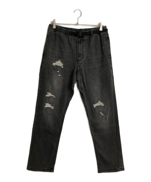 GRAMICCI（グラミチ）GRAMICCI (グラミチ) Adam et Rope (アダム エ ロペ) 別注 DAMAGED DENIM/ダメージデニム ブラック サイズ:不明の古着・服飾アイテム