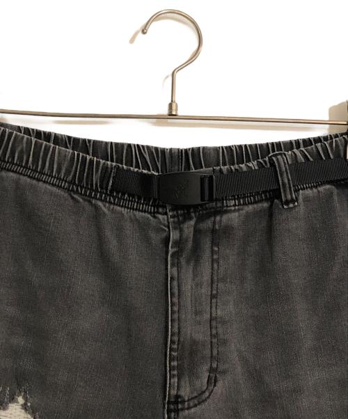 GRAMICCI（グラミチ）GRAMICCI (グラミチ) Adam et Rope (アダム エ ロペ) 別注 DAMAGED DENIM/ダメージデニム ブラック サイズ:不明の古着・服飾アイテム