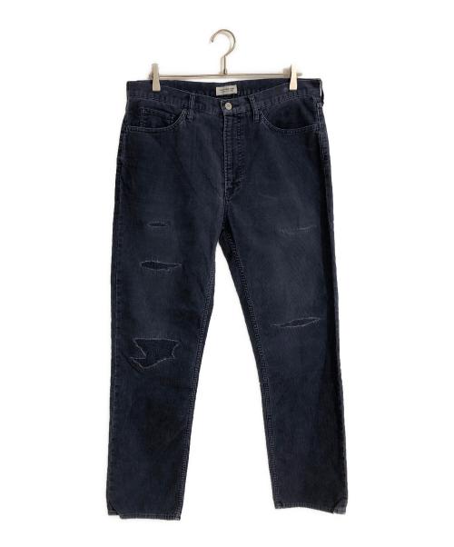 Ron Herman（ロンハーマン）Ron Herman (ロンハーマン) リペア加工コーデュロイパンツ ネイビー サイズ:91cmの古着・服飾アイテム