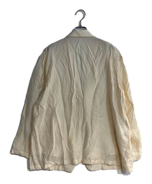 CLANE（クラネ）CLANE (クラネ) SHEER TAILORED SHIRT/シアー テーラード シャツ ベージュ サイズ:1の古着・服飾アイテム