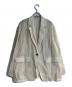 CLANE（クラネ）の古着「SHEER TAILORED SHIRT/シアー テーラード シャツ」｜ベージュ