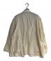 CLANE (クラネ) SHEER TAILORED SHIRT/シアー テーラード シャツ ベージュ サイズ:1：9000円