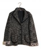 LEONARDレオナール）の古着「ツイードジャケット」｜ブラック