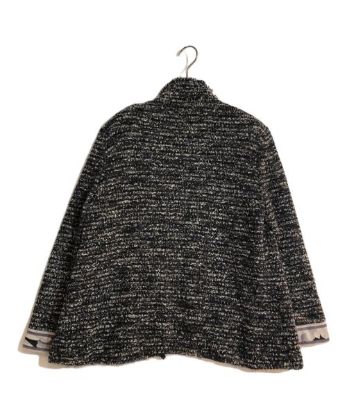 LEONARD（レオナール）LEONARD (レオナール) ツイードジャケット ブラック サイズ:XLの古着・服飾アイテム