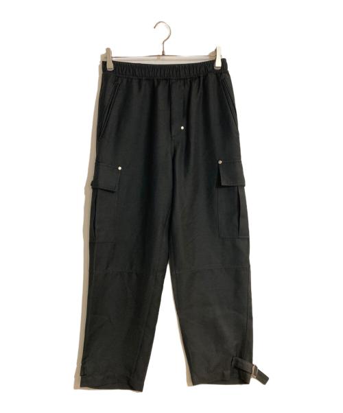 J.W.ANDERSON（ジェイダブリューアンダーソン）J.W.ANDERSON (ジェイダブリューアンダーソン) TAPERED CARGO TROUSERS/テーパードカーゴトラウザーズ ブラック サイズ:36の古着・服飾アイテム