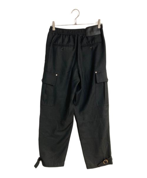 J.W.ANDERSON（ジェイダブリューアンダーソン）J.W.ANDERSON (ジェイダブリューアンダーソン) TAPERED CARGO TROUSERS/テーパードカーゴトラウザーズ ブラック サイズ:36の古着・服飾アイテム
