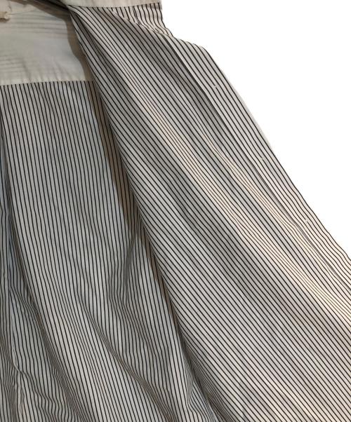 CELINE（セリーヌ）CELINE (セリーヌ) フィービー期ストライプシャツ グレー×ホワイト サイズ:Sの古着・服飾アイテム