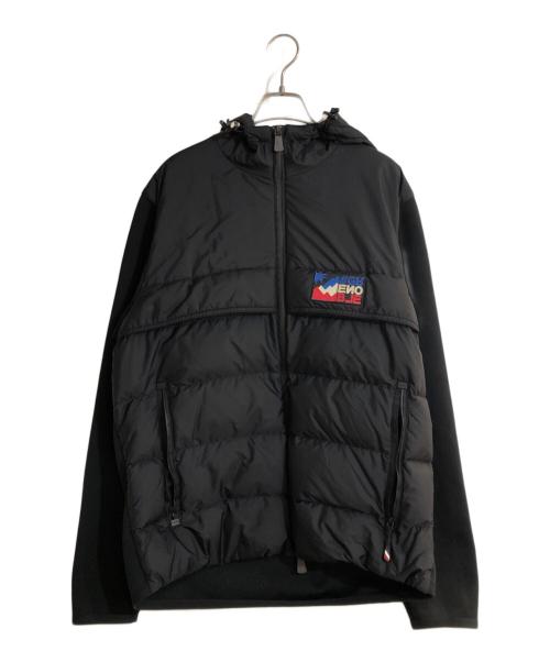 MONCLER GRENOBLE（モンクレール グルノーブル）MONCLER GRENOBLE (モンクレール グルノーブル) CARDIGAN TRICOT ダウンジャケット ブラック サイズ:XLの古着・服飾アイテム