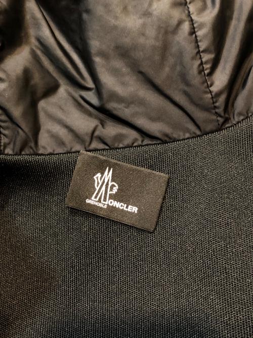 MONCLER GRENOBLE（モンクレール グルノーブル）MONCLER GRENOBLE (モンクレール グルノーブル) CARDIGAN TRICOT ダウンジャケット ブラック サイズ:XLの古着・服飾アイテム