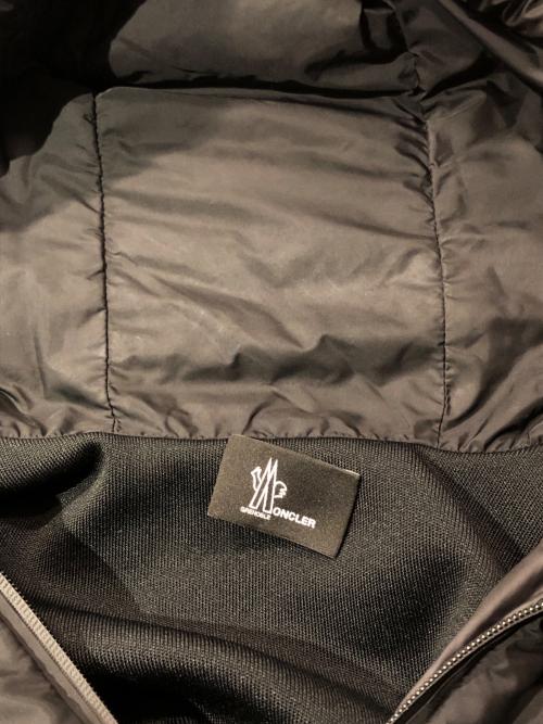 MONCLER GRENOBLE（モンクレール グルノーブル）MONCLER GRENOBLE (モンクレール グルノーブル) CARDIGAN TRICOT ダウンジャケット ブラック サイズ:XLの古着・服飾アイテム