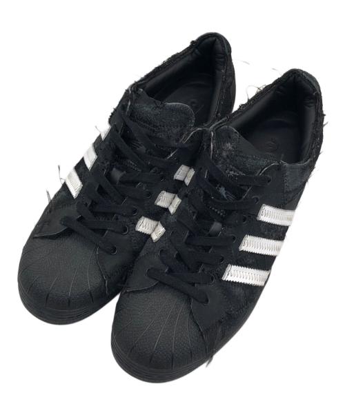 adidas（アディダス）adidas (アディダス) atmos (アトモス) RECOUTURE (リクチュール) SUPER STAR/スーパースター ブラック サイズ:27.5㎝の古着・服飾アイテム