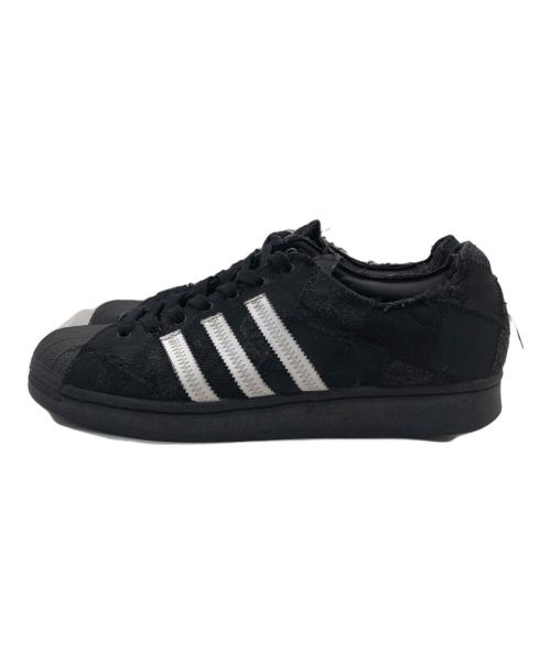 adidas（アディダス）adidas (アディダス) atmos (アトモス) RECOUTURE (リクチュール) SUPER STAR/スーパースター ブラック サイズ:27.5㎝の古着・服飾アイテム