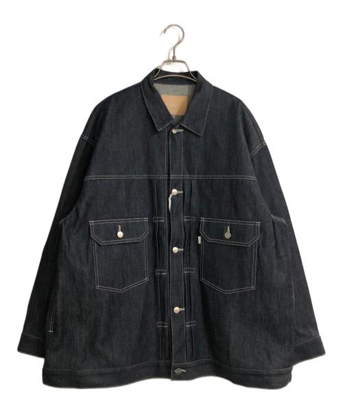 Graphpaper（グラフペーパー）Graphpaper (グラフペーパー) SelvageDenimJacket-RIGID/スリーブデニムジャケットリジッド インディゴ サイズ:２ 未使用品の古着・服飾アイテム