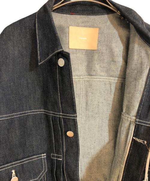 Graphpaper（グラフペーパー）Graphpaper (グラフペーパー) SelvageDenimJacket-RIGID/スリーブデニムジャケットリジッド インディゴ サイズ:２ 未使用品の古着・服飾アイテム