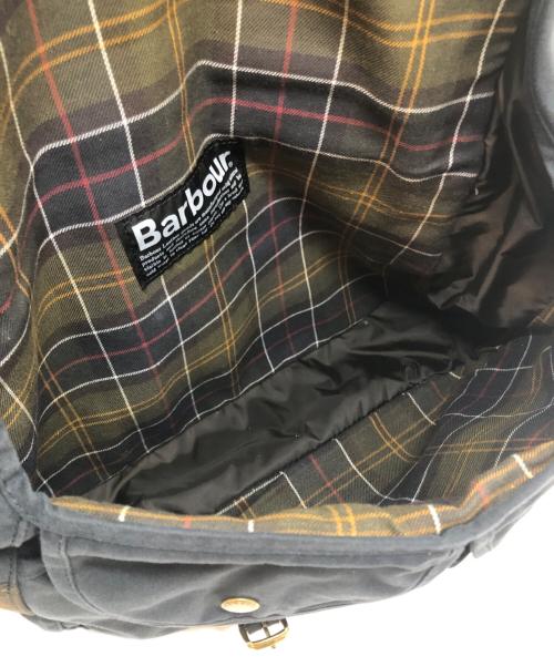 Barbour（バブアー）Barbour (バブアー) Tarras ワックス レザー トリム ショルダーバッグ ネイビーの古着・服飾アイテム