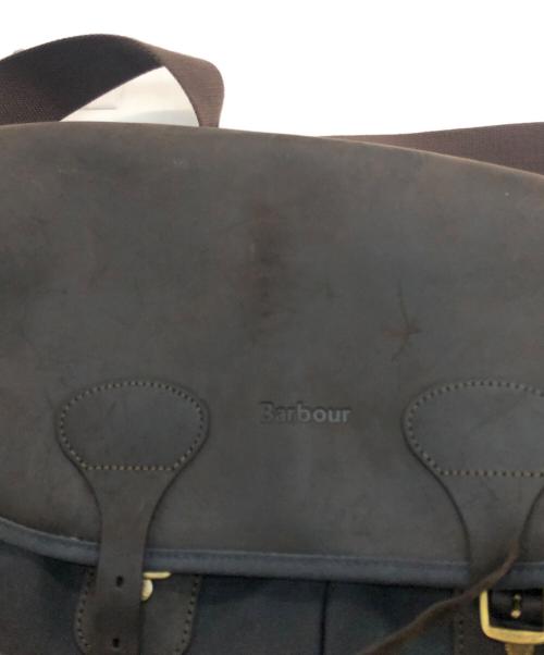 Barbour（バブアー）Barbour (バブアー) Tarras ワックス レザー トリム ショルダーバッグ ネイビーの古着・服飾アイテム