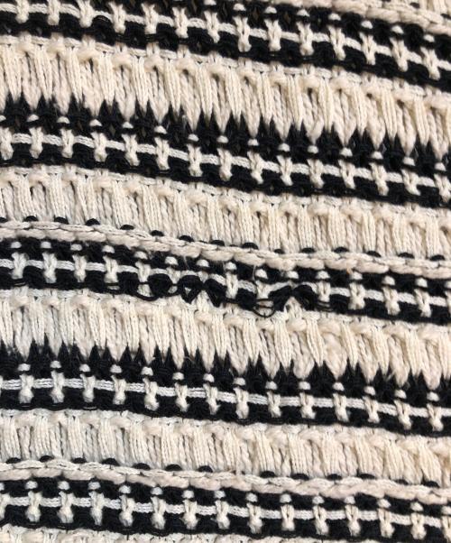 BATONER（バトナ―）BATONER (バトナ―) ローゲージニットベスト ホワイト サイズ:3の古着・服飾アイテム