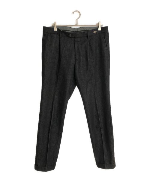 TAGLIATORE（タリアトーレ）TAGLIATORE (タリアトーレ) PFVS デニムスラックス ブラック サイズ:50の古着・服飾アイテム