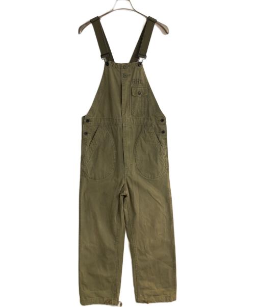 RRL（ダブルアールエル）RRL (ダブルアールエル) キャンバス サープラス オーバーオール オリーブ サイズ:Sの古着・服飾アイテム