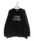 WTAPSダブルタップス）の古着「SNEAK URBAN TERRITORY プリントロングTシャツ」｜ブラック