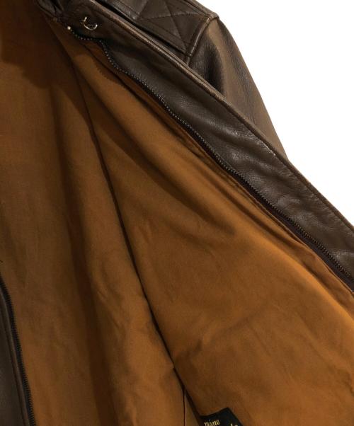 AVIREX（アヴィレックス）AVIREX (アヴィレックス) A-2フライトレザージャケット ブラウン サイズ:38の古着・服飾アイテム