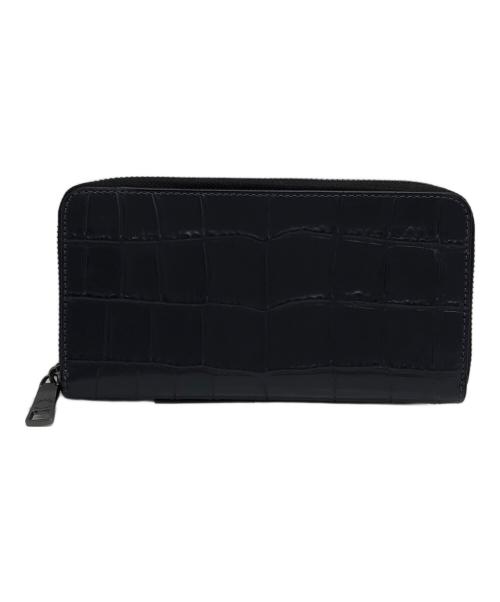 COACH（コーチ）COACH (コーチ) ラウンドファスナー財布 ネイビーの古着・服飾アイテム