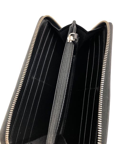 JIMMY CHOO（ジミーチュウ）JIMMY CHOO (ジミーチュウ) ラウンドファスナー財布 ブラックの古着・服飾アイテム
